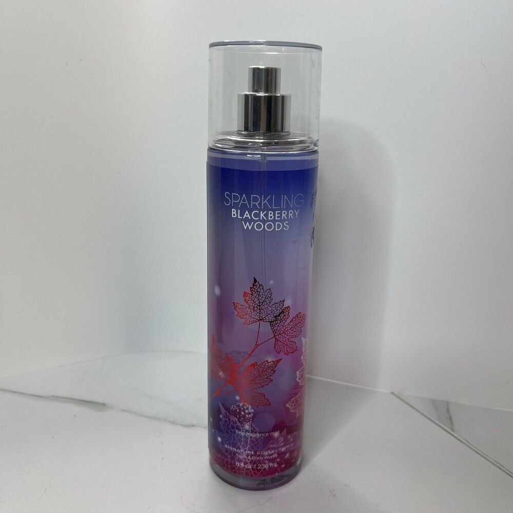 Bath & Body Works Signature Collection Sparkling Blackberry Woods Mist Spray HTF